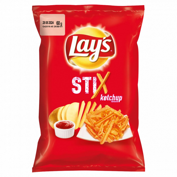 Lay\'s Stix ketchupos ízű burgonyachips 60 g