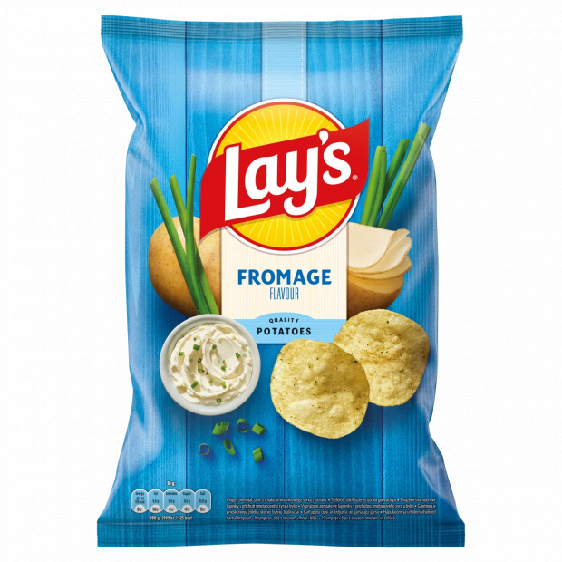 Lay\'s tejfölös-zöldfűszeres ízű burgonyachips 130 g