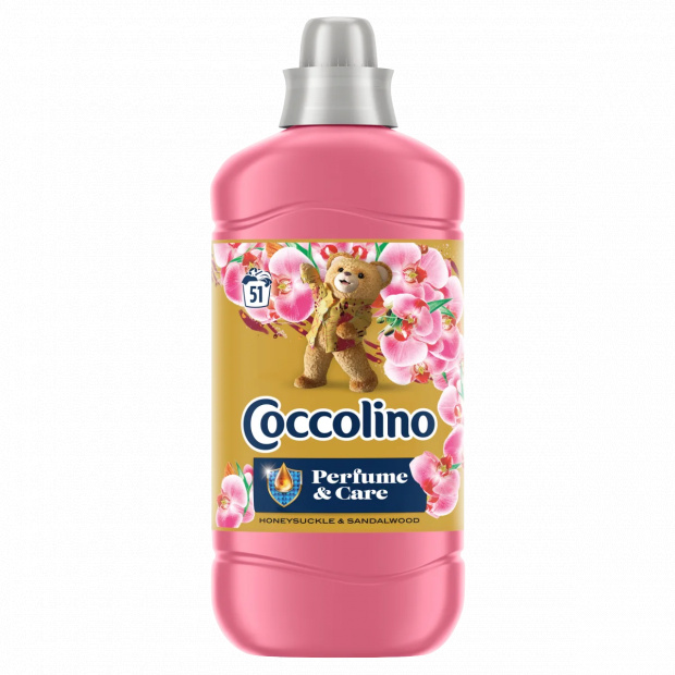 Coccolino Perfume & Care Honeysuckle & Sandalwood öblítőkoncentrátum 51 mosás 1275 ml