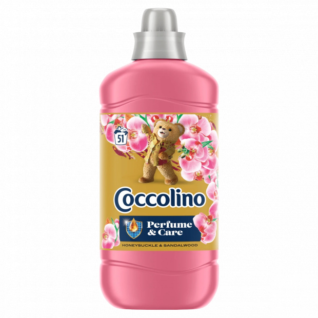 Coccolino Perfume & Care Honeysuckle & Sandalwood öblítőkoncentrátum 51 mosás 1275 ml Coccolino Perfume & Care Honeysuckle & Sandalwood öblítőkoncentrátum 51 mosás 1275 ml