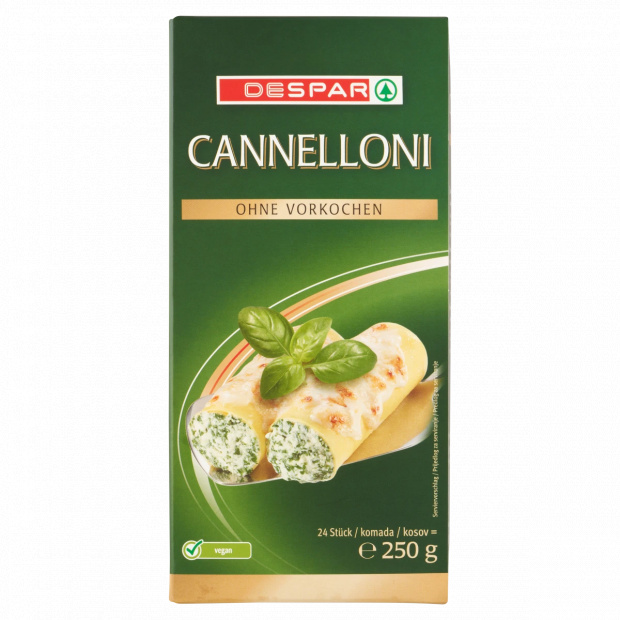 DESPAR Cannelloni durum száraztészta 250 g 