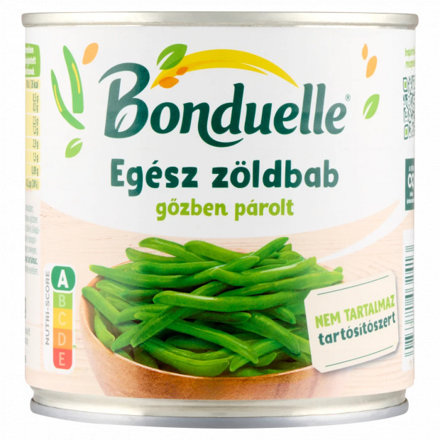 Bonduelle gőzben párolt egész zöldbab 295 g
