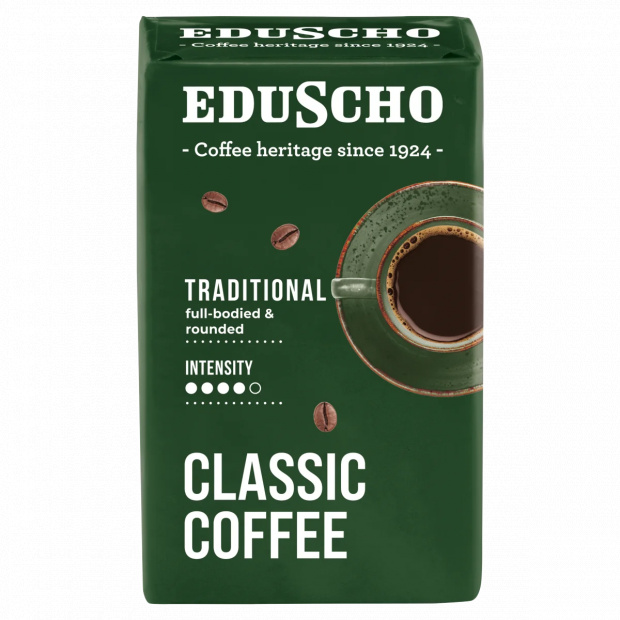 Eduscho Classic Coffee Traditional őrölt, pörkölt kávé 250 g Eduscho Classic Coffee Traditional őrölt, pörkölt kávé 250 g