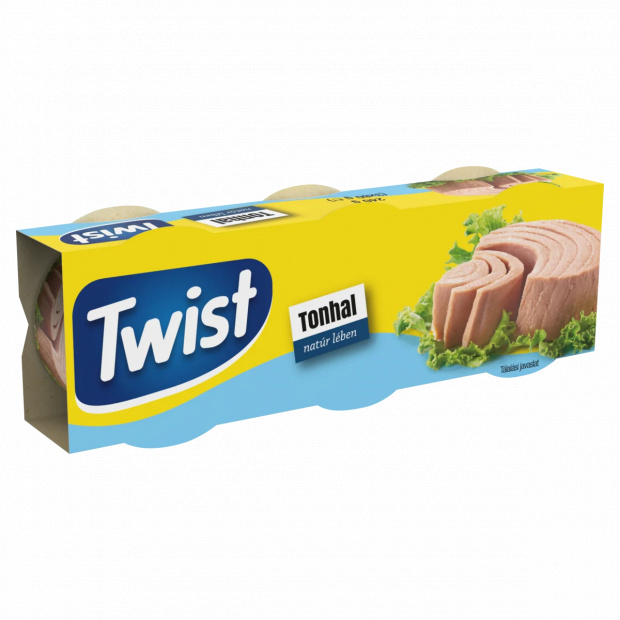 Twist tonhal natúr lében 3 x 80 g (240 g)