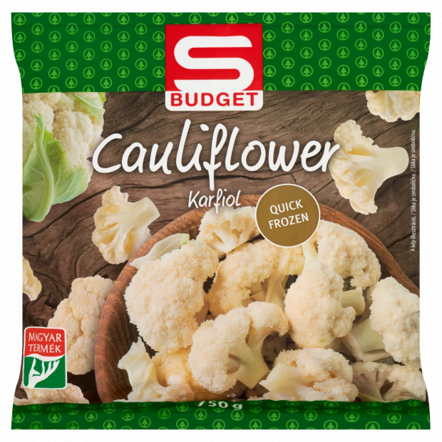 S-Budget gyorsfagyasztott karfiol 750 g