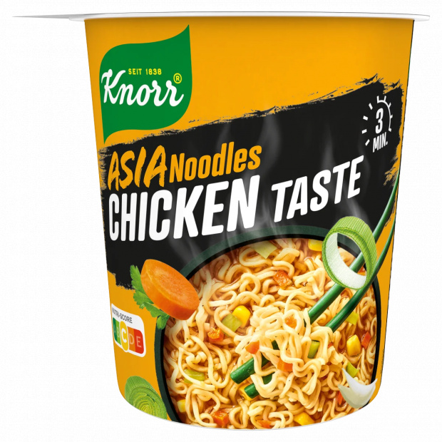 Knorr Asia Noodles ázsiai típusú tésztaleves csirkehús ízesítéssel 65 g