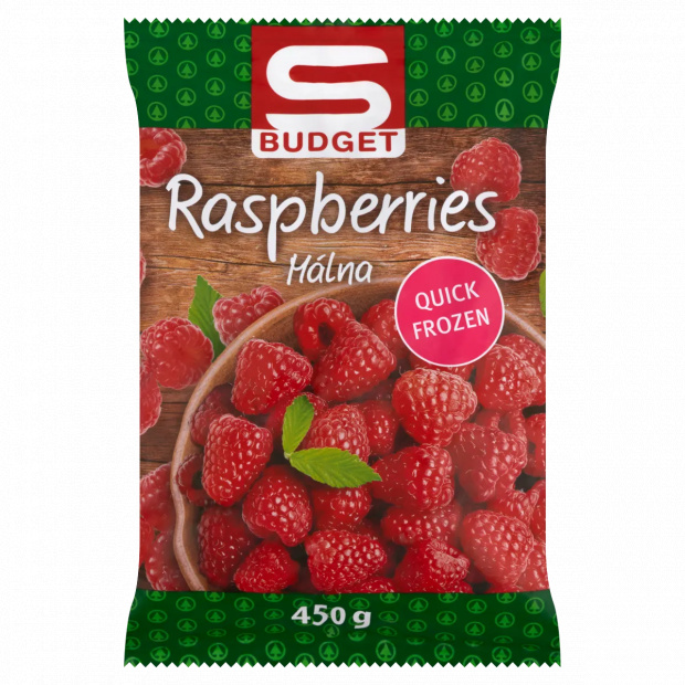 S-Budget gyorsfagyasztott málna 450 g