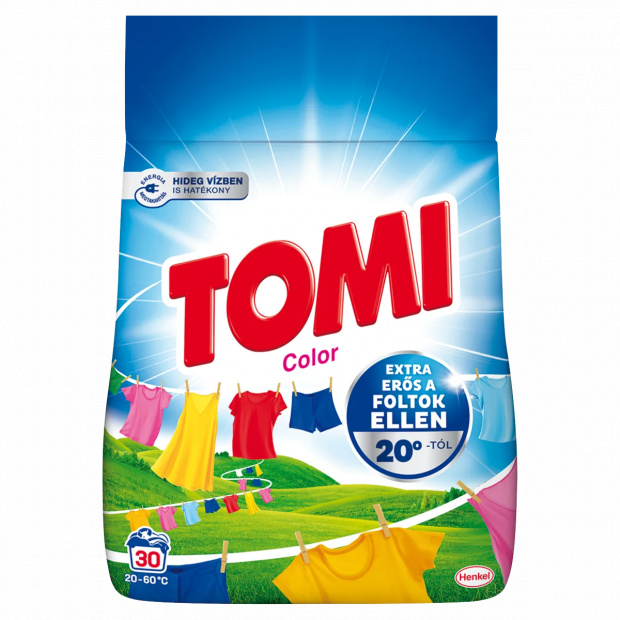 Tomi Color mosószer színes ruhákhoz 30 mosás 1,65 kg Tomi Color mosószer színes ruhákhoz 30 mosás 1,65 kg