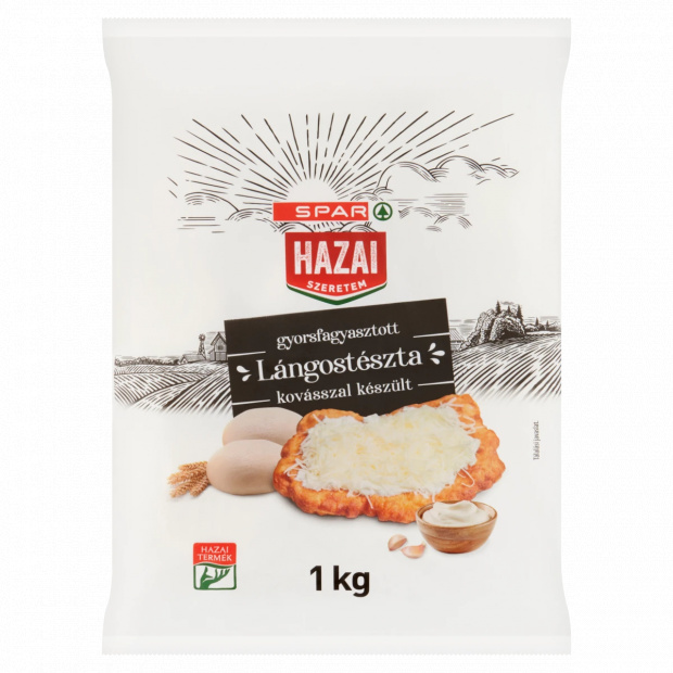 SPAR Hazai Szeretem gyorsfagyasztott kovásszal készült lángostészta 1 kg