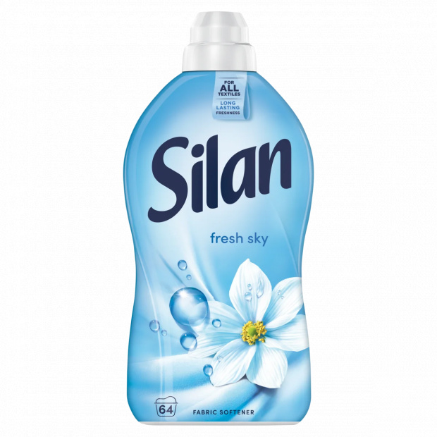 Silan Fresh Sky textilöblítő koncentrátum 64 mosás 1408 ml