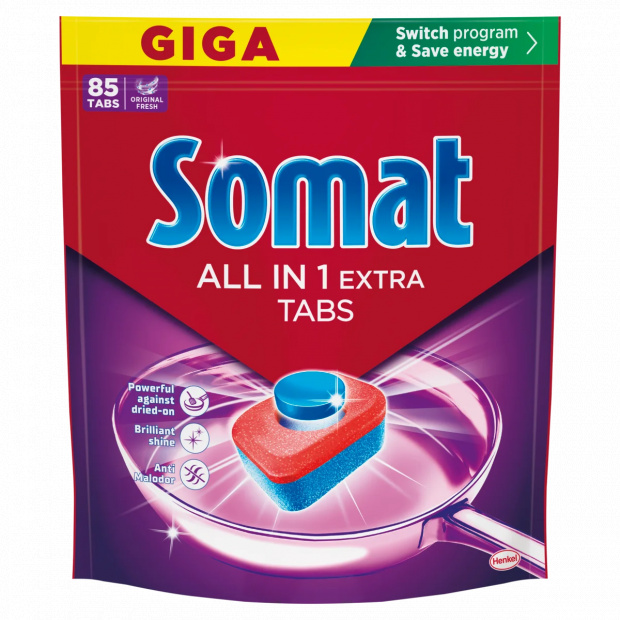 Somat All in 1 Extra gépi mosogatótabletta 85 db 1411 g