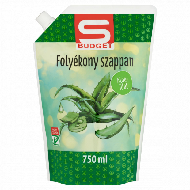 S-Budget aloe illatú folyékony szappan utántöltő 750 ml