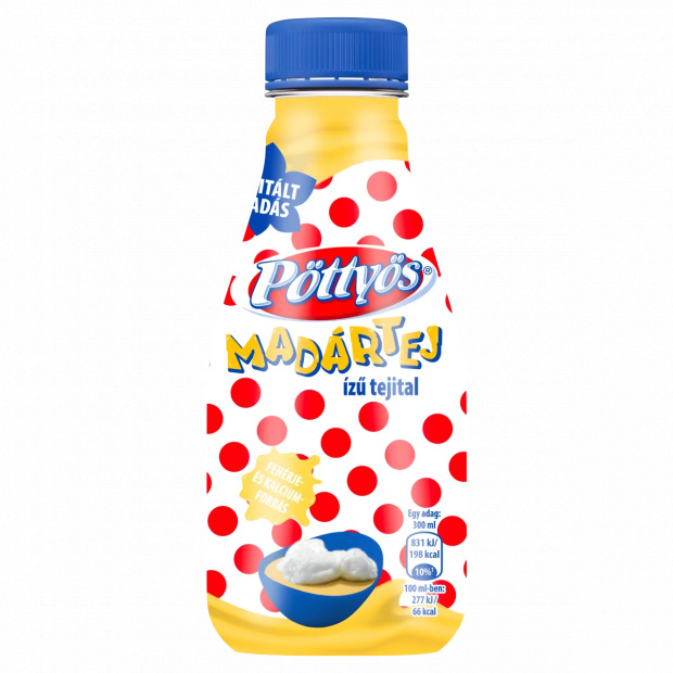 Pöttyös UHT, zsírszegény, madártej ízű tejital 300 ml