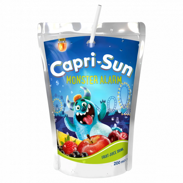 Capri-Sun Monster Alarm vegyes gyümölcsital cukorral és édesítőszerrel 200 ml Capri-Sun Monster Alarm vegyes gyümölcsital cukorral és édesítőszerrel 200 ml