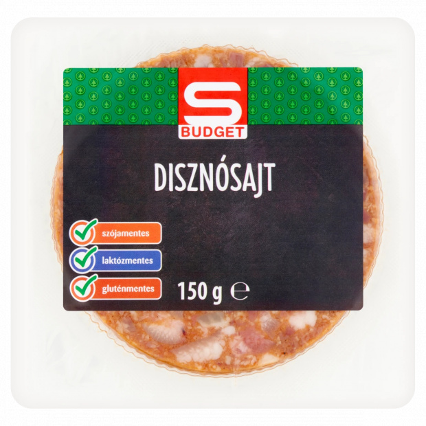 S-Budget disznósajt 150 g S-Budget disznósajt 150 g