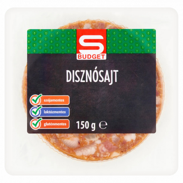 S-Budget disznósajt 150 g