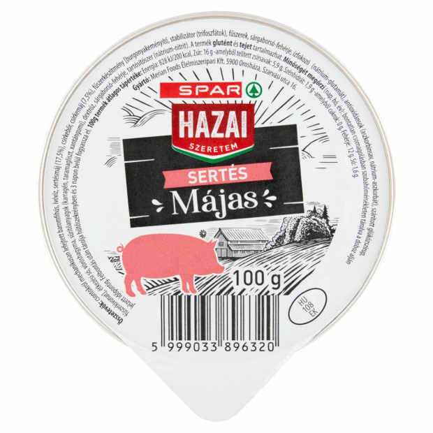 SPAR Hazai Szeretem sertés májas 100 g