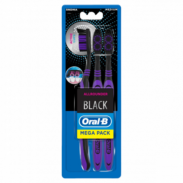 Oral-B – OM026 123 Ragyogó Tisztaság Fogkefe 40 Közepes Keménységű Sörte – db