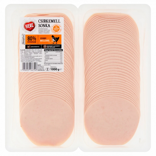 Herz szeletelt csirkemell sonka 1000 g