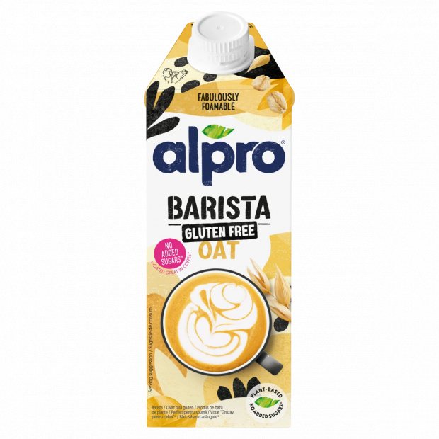 Alpro Barista gluténmentes zabital hozzáadott vitaminokkal 750 ml 