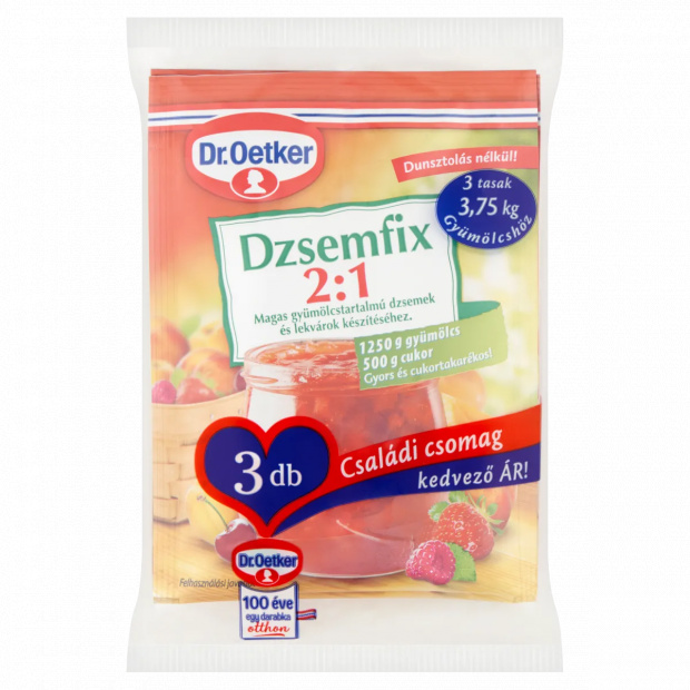 Dr. Oetker dzsemfix 2:1 3 x 25 g