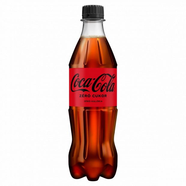 Coca-Cola zéró cukor colaízű energiamentes szénsavas üdítőital édesítőszerekkel 500 ml