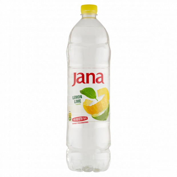 Jana citrom és zöld limetta ízű, energiaszegény, szénsavmentes üdítőital 1,5 l