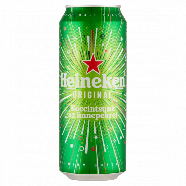 Heineken Original minőségi világos sör 5% 0,5 l Heineken Original minőségi világos sör 5% 0,5 l