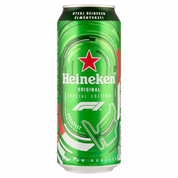 Heineken Original Special Edition F1 minőségi világos sör 5% 0,5 l