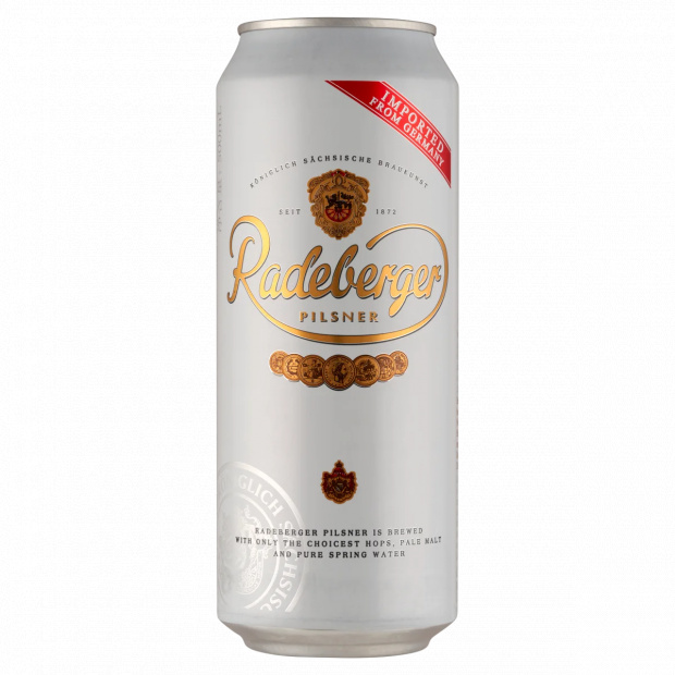 Radeberger Pilsner német világos sör 4,8% 0,5 l
