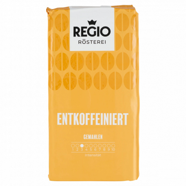 REGIO Entkoffeiniert koffeinmentes őrölt pörkölt kávé 500 g