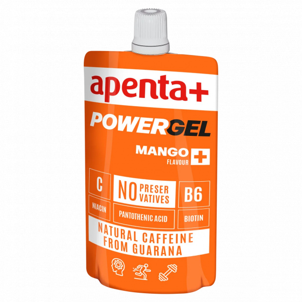 Apenta+ mangó ízű energiazselé guarana kivonattal, hozzáadott vitaminokkal 100 g Apenta+ mangó ízű energiazselé guarana kivonattal, hozzáadott vitaminokkal 100 g