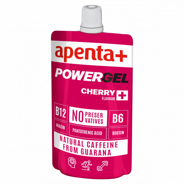 Apenta+ meggy ízű energiazselé guarana kivonattal, hozzáadott vitaminokkal 100 g Apenta+ meggy ízű energiazselé guarana kivonattal, hozzáadott vitaminokkal 100 g