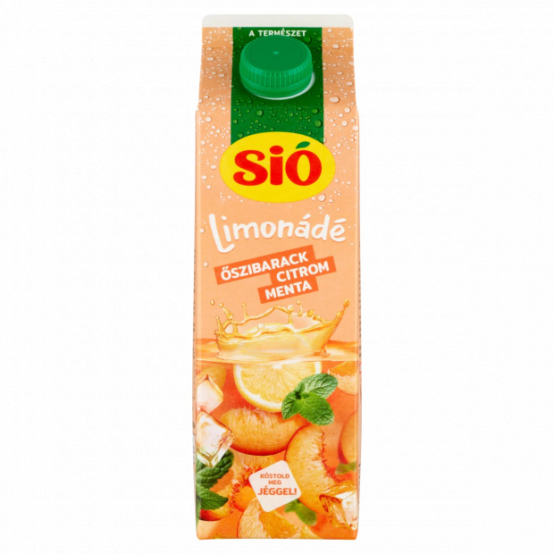 Sió Limonádé őszibarack-citrom-menta üdítőital 1 l