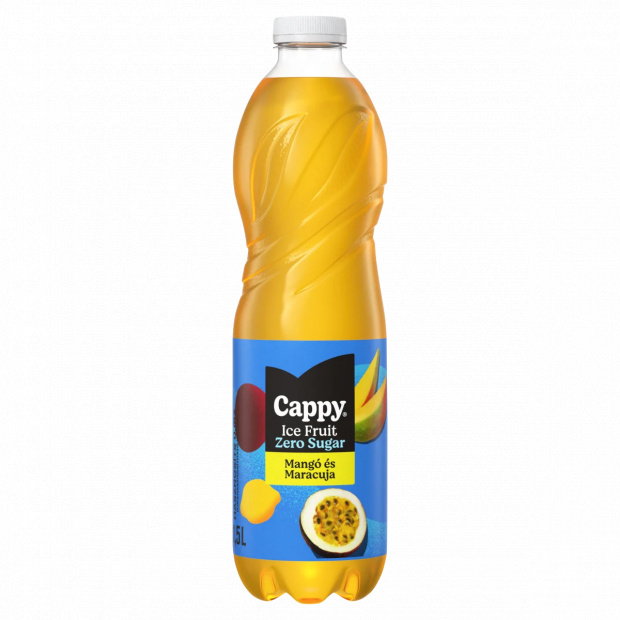 Cappy Ice Fruit Zero Sugar szénsavmentes mangó-maracuja ízű ital, édesítőszerekkel 1,5 l