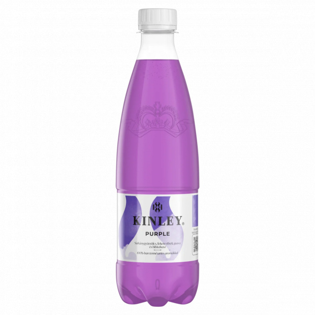 Kinley Purple vegyes gyümölcs ízű szénsavas üdítőital cukorral és édesítőszerekkel 500 ml