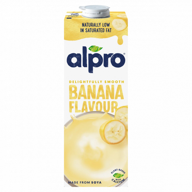 Alpro UHT banános szójaital hozzáadott kalciummal és vitaminokkal 1 l