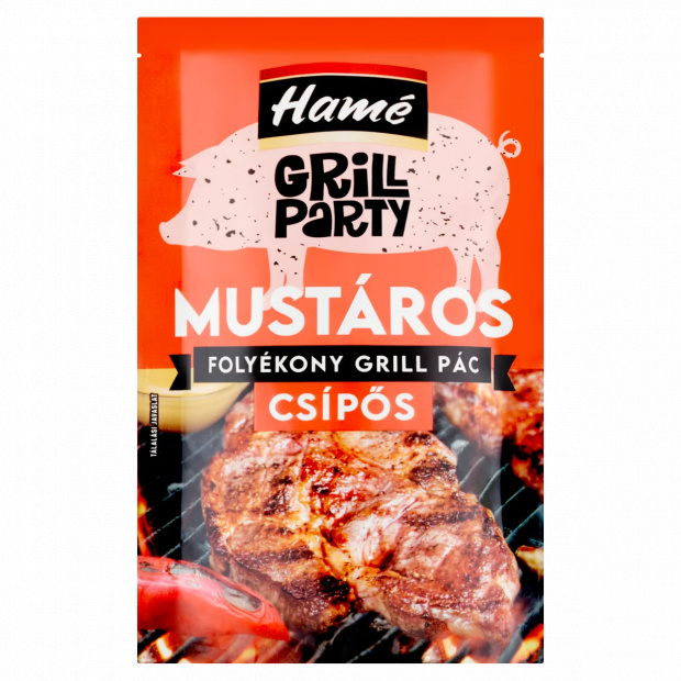 Hamé Grill Party csípős mustáros folyékony grill pác 69 ml