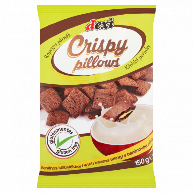 Dexi gluténmentes ropogós párnák banános töltelékkel 150 g