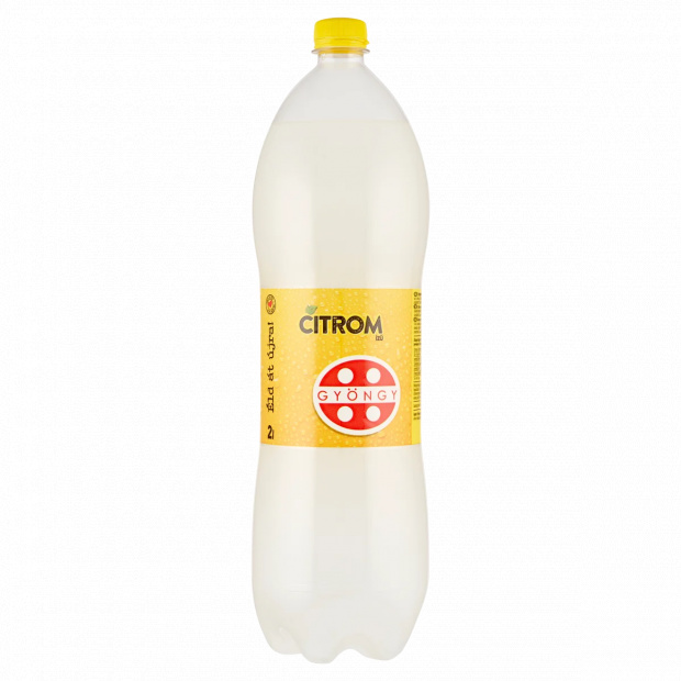 Gyöngy citromízű energiamentes szénsavas üdítőital édesítőszerekkel 2 l