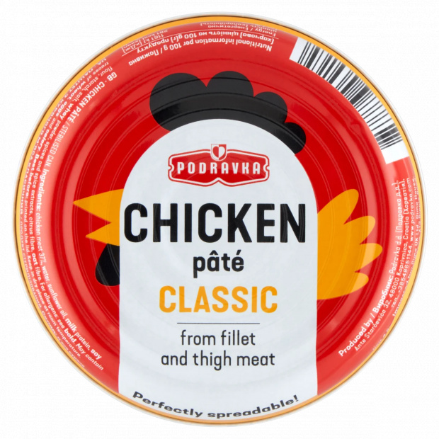 Podravka klasszikus csirkepástétom 95 g