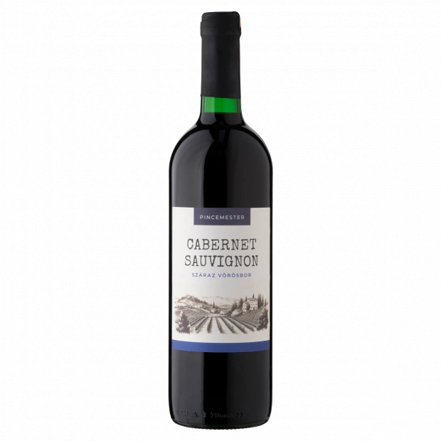 PINCEMESTER Felső-Magyarországi Cabernet Sauvignon száraz vörösbor 11,5% 750 ml