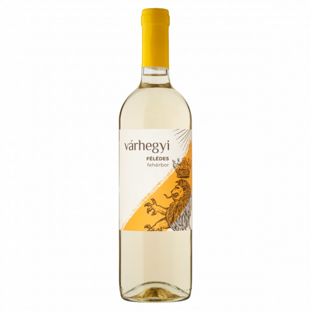 Várhegyi Duna-Tisza közi félédes fehérbor 11% 750 ml