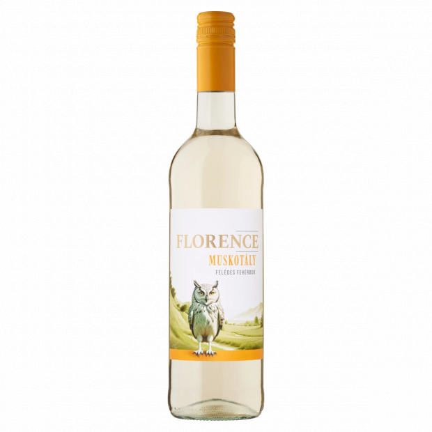 Florence Tokaji Sárgamuskotály félédes fehérbor 11% 750 ml