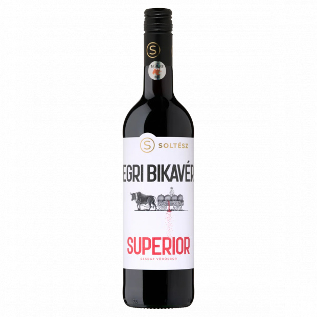 Soltész Egri Bikavér Superior száraz vörösbor 13% 750 ml