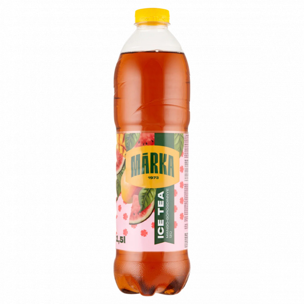 Márka Ice Tea mangó-görögdinnye ízű szénsavmentes üdítőital fekete tea kivonattal és cukorral 1,5 l