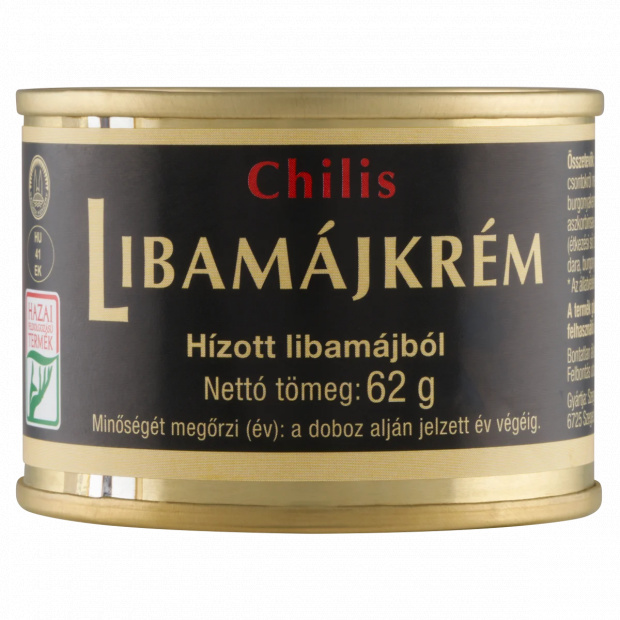 Chilis libamájkrém hízott libamájból 62 g Chilis libamájkrém hízott libamájból 62 g
