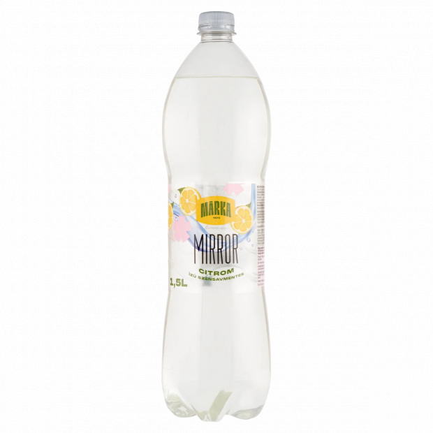 Márka Mirror citromízű energiamentes szénsavmentes üdítőital édesítőszerekkel 1,5 l