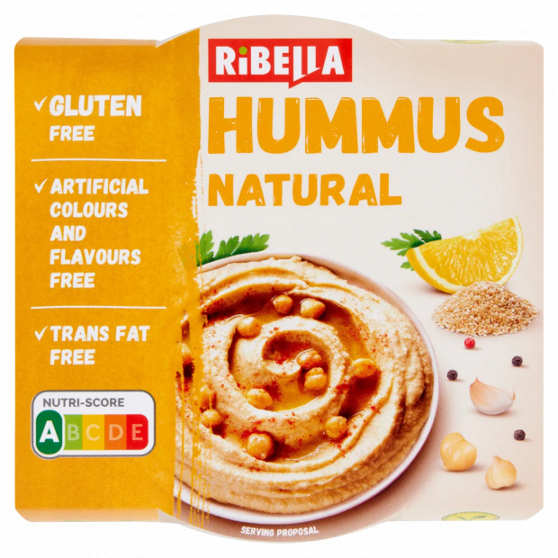 RiBella Hummus natúr csicseriborsó krém 200 g
