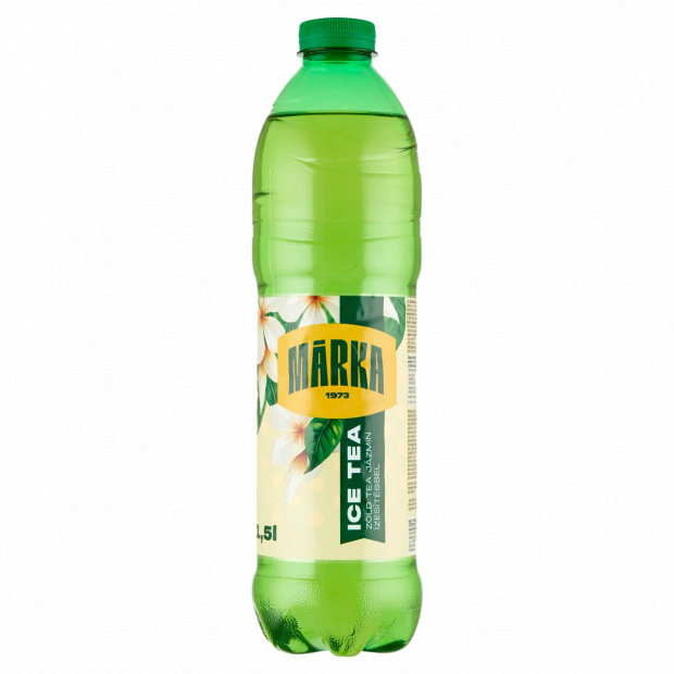 Márka Ice Tea jázminízű szénsavmentes üdítőital zöld tea kivonattal és cukorral 1,5 l Márka Ice Tea jázminízű szénsavmentes üdítőital zöld tea kivonattal és cukorral 1,5 l